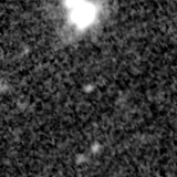 F150W image, 3.2 arcsec across, north up