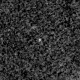 F090W image, 3.2 arcsec across, north up