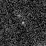 F150W image, 3.2 arcsec across, north up