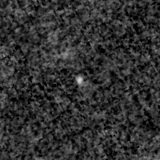 F200W image, 3.2 arcsec across, north up