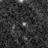 F200W image, 3.2 arcsec across, north up