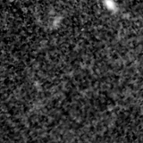 F150W image, 3.2 arcsec across, north up