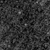 F150W image, 3.2 arcsec across, north up