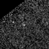 F150W image, 3.2 arcsec across, north up