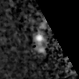 F444W image, 3.2 arcsec across, north up