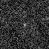 F090W image, 3.2 arcsec across, north up