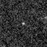 F150W image, 3.2 arcsec across, north up