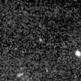 F150W image, 3.2 arcsec across, north up