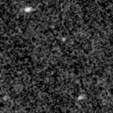 F090W image, 3.2 arcsec across, north up
