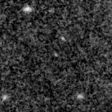 F150W image, 3.2 arcsec across, north up