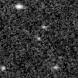 F200W image, 3.2 arcsec across, north up