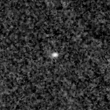 F200W image, 3.2 arcsec across, north up