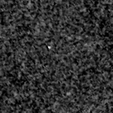 F090W image, 3.2 arcsec across, north up