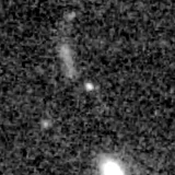 F115W image, 3.2 arcsec across, north up