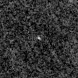 F150W image, 3.2 arcsec across, north up