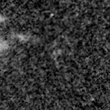 F090W image, 3.2 arcsec across, north up