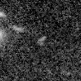 F115W image, 3.2 arcsec across, north up