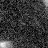 F115W image, 3.2 arcsec across, north up
