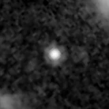 F444W image, 3.2 arcsec across, north up