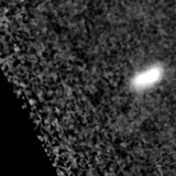 F115W image, 3.2 arcsec across, north up