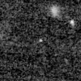 F115W image, 3.2 arcsec across, north up