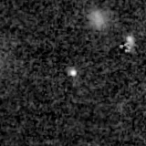 F200W image, 3.2 arcsec across, north up