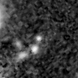 F277W image, 3.2 arcsec across, north up