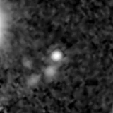 F444W image, 3.2 arcsec across, north up