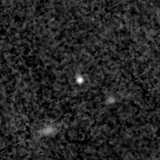 F150W image, 3.2 arcsec across, north up