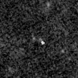F090W image, 3.2 arcsec across, north up