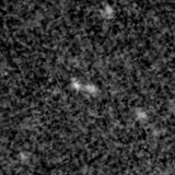 F115W image, 3.2 arcsec across, north up