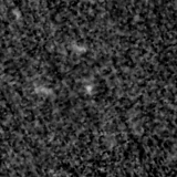 F150W image, 3.2 arcsec across, north up