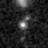 F444W image, 3.2 arcsec across, north up
