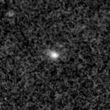 F090W image, 3.2 arcsec across, north up