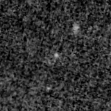 F200W image, 3.2 arcsec across, north up