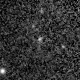 F150W image, 3.2 arcsec across, north up