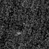 F150W image, 3.2 arcsec across, north up