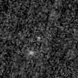 F200W image, 3.2 arcsec across, north up