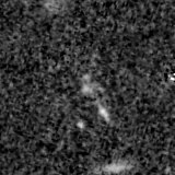 F115W image, 3.2 arcsec across, north up