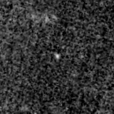 F090W image, 3.2 arcsec across, north up