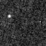 F090W image, 3.2 arcsec across, north up