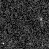 F090W image, 3.2 arcsec across, north up