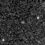 F150W image, 3.2 arcsec across, north up