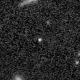 F115W image, 3.2 arcsec across, north up