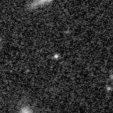 F150W image, 3.2 arcsec across, north up
