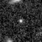 F356W image, 3.2 arcsec across, north up