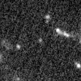 F115W image, 3.2 arcsec across, north up