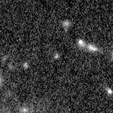 F150W image, 3.2 arcsec across, north up