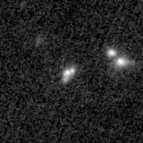 F115W image, 3.2 arcsec across, north up