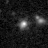 F277W image, 3.2 arcsec across, north up